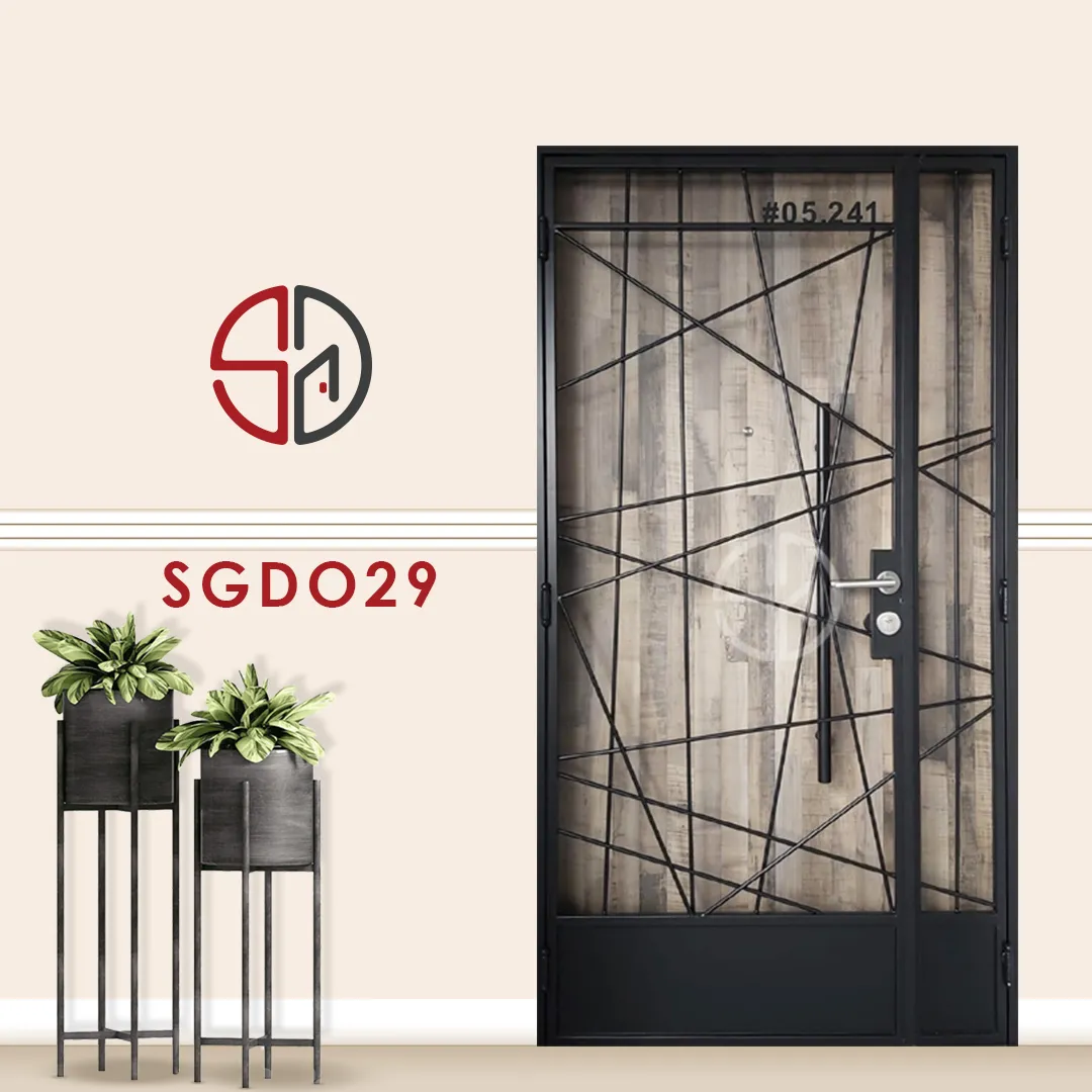 Modern Mild Steel Gate SGD029 Modern Mild Steel Gate SGD029
