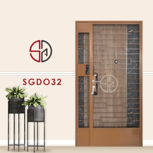 Modern Mild Steel Gate SGD032