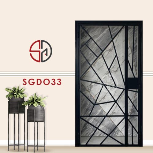 Modern Mild Steel Gate SGD033