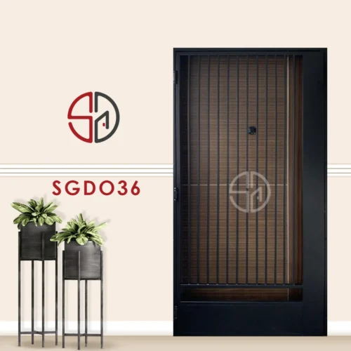 Modern Mild Steel Gate SGD036