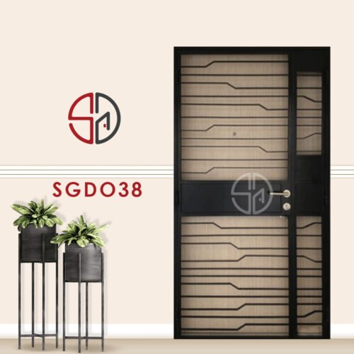 Modern Mild Steel Gate SGD038