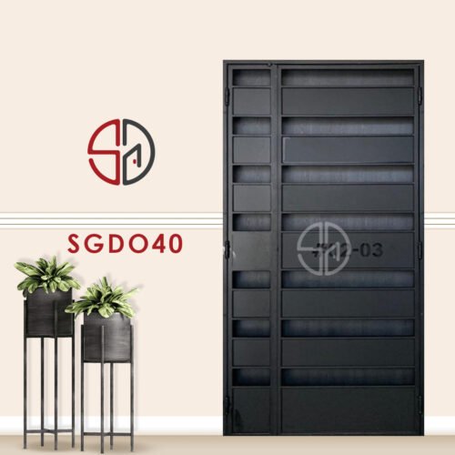 Modern Mild Steel Gate SGD040