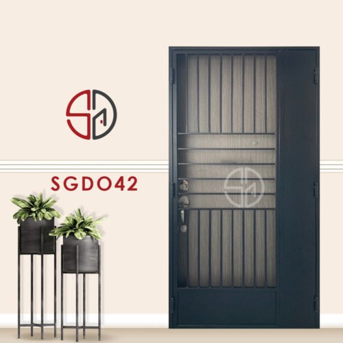 Modern Mild Steel Gate SGD042