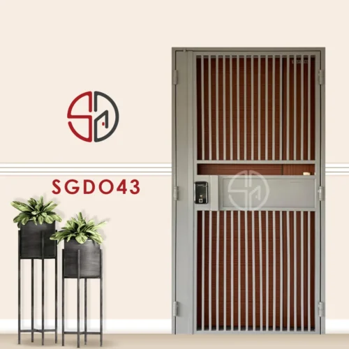 Modern Mild Steel Gate SGD043