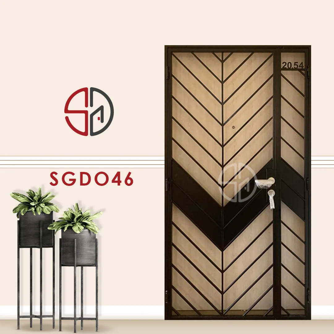Modern Mild Steel Gate SGD046