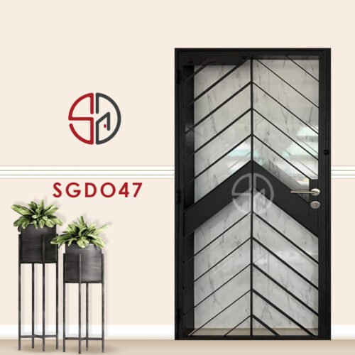 Modern Mild Steel Gate SGD047