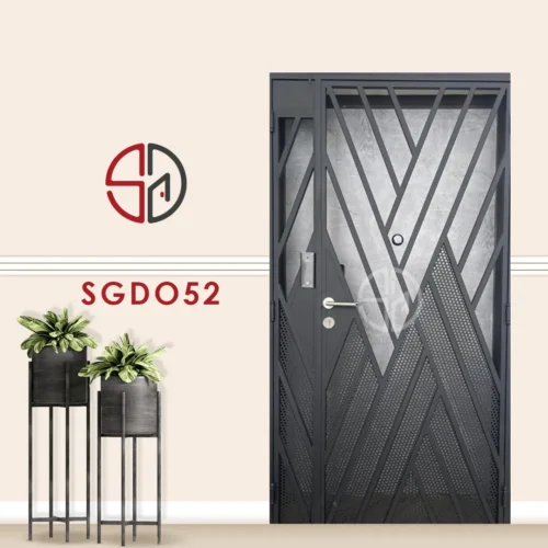 Modern Mild Steel Gate SGD052