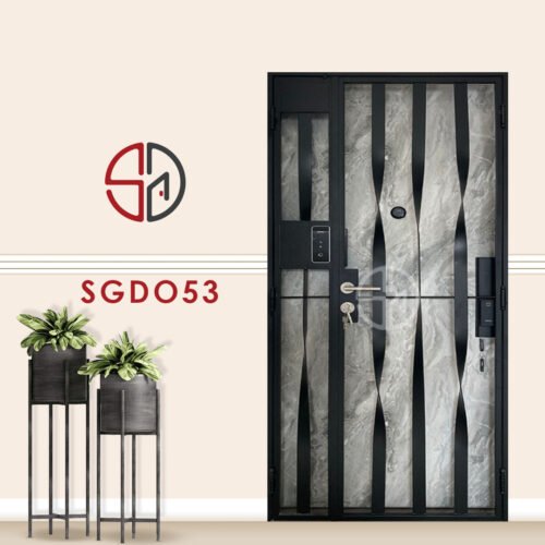 Modern Mild Steel Gate SGD053