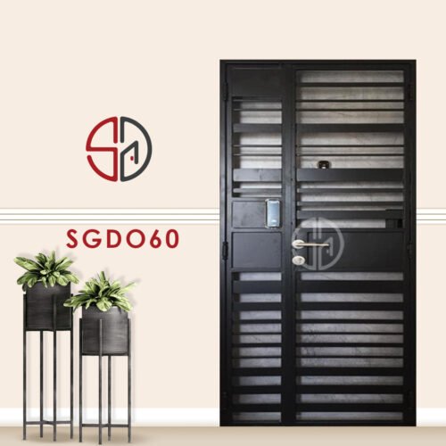 Modern Mild Steel Gate SGD060