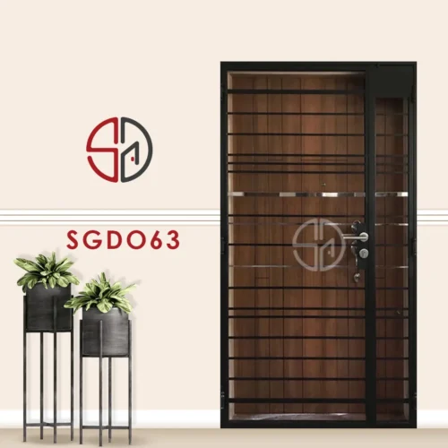 Modern Mild Steel Gate SGD063