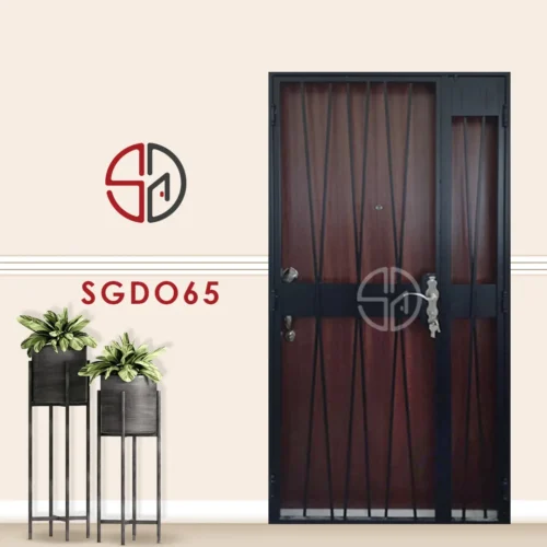 Modern Mild Steel Gate SGD065