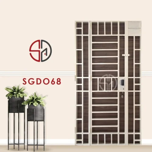 Modern Mild Steel Gate SGD068