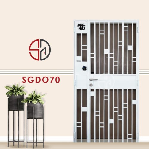 Modern Mild Steel Gate SGD070