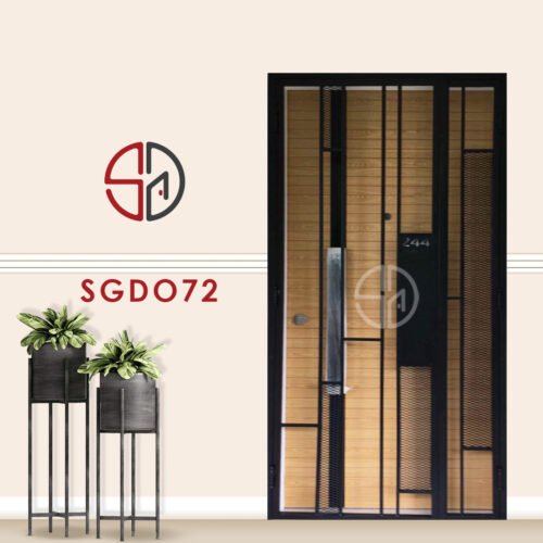 Modern Mild Steel Gate SGD072