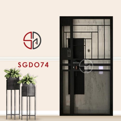 Modern Mild Steel Gate SGD074