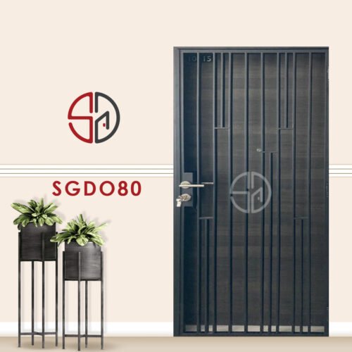 Modern Mild Steel Gate SGD080