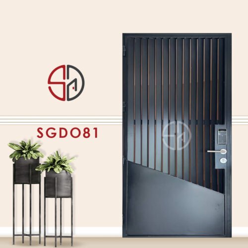 Modern Mild Steel Gate SGD081