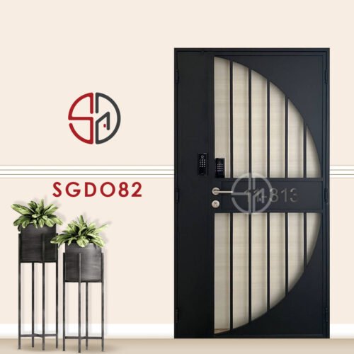 Modern Mild Steel Gate SGD082