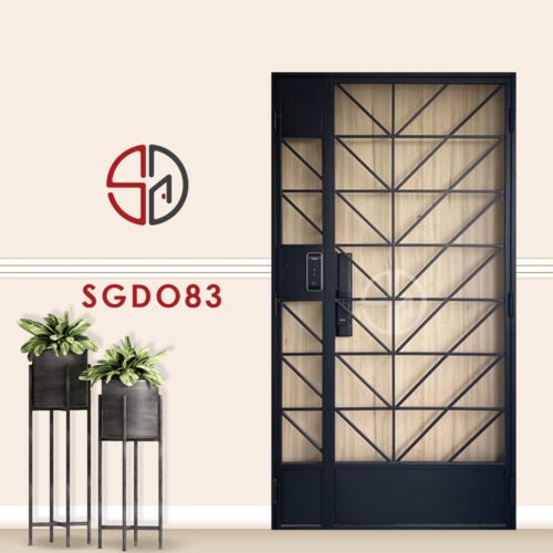 Modern Mild Steel Gate SGD083