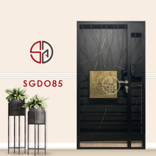 Modern Mild Steel Gate SGD085