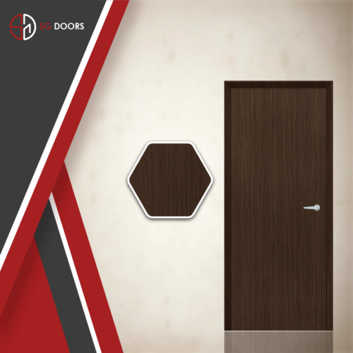 Single-Tone-Laminate-Bedroom-Door-IA-5808-W-Indian-Walnut