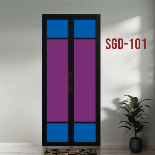 Aluminium Bi-fold Toilet Door-SGD-101