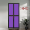 Aluminium Bi-fold Toilet Door-SGD-102