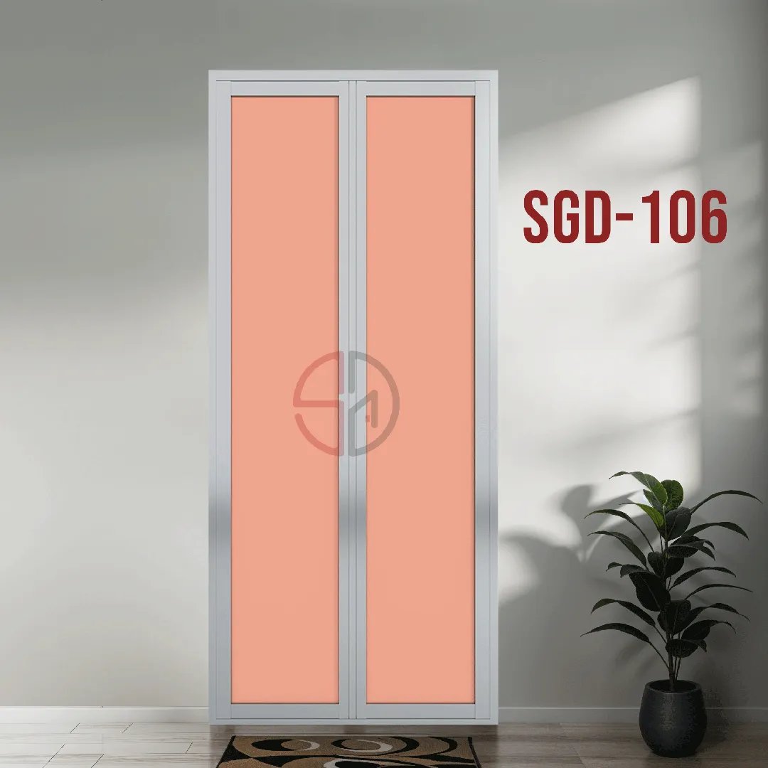 Aluminium Bi-fold Toilet Door-SGD-106