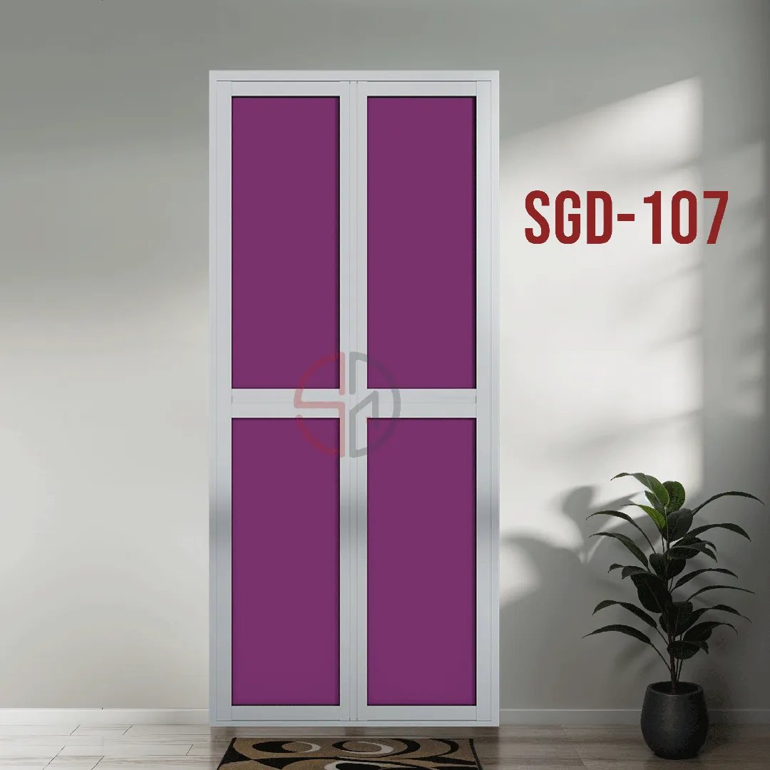 Aluminium Bi-fold Toilet Door-SGD-107
