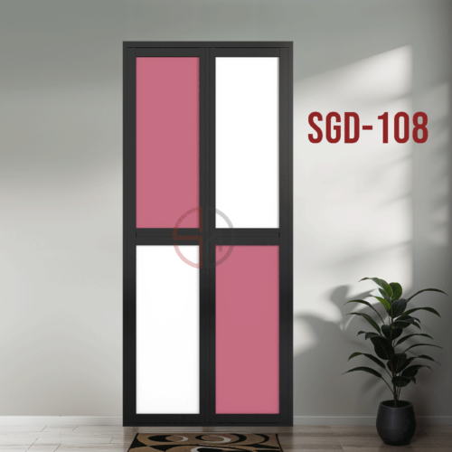 Aluminium Bi-fold Toilet Door-SGD-108