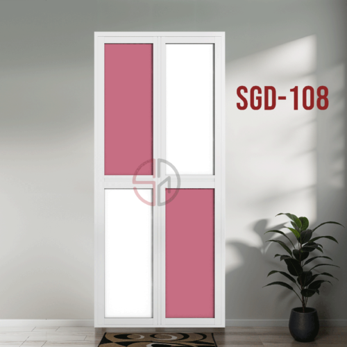 Aluminium Bi-fold Toilet Door-SGD-108