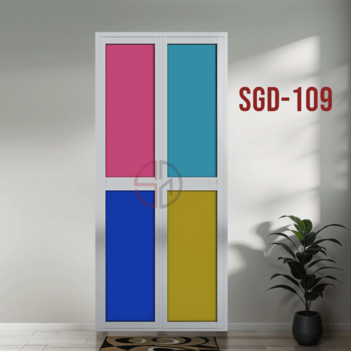 Aluminium Bi-fold Toilet Door-SGD-109