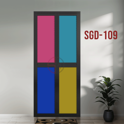 Aluminium Bi-fold Toilet Door-SGD-109