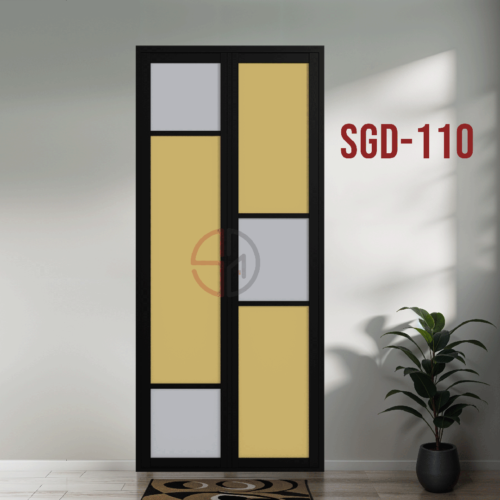 Aluminium Bi-fold Toilet Door-SGD-110