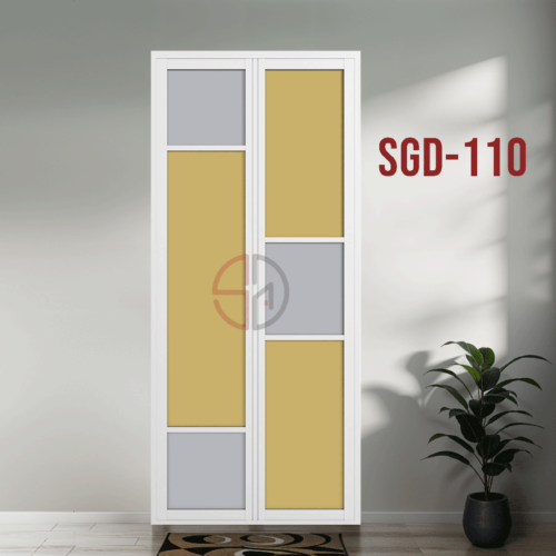 Aluminium Bi-fold Toilet Door-SGD-110