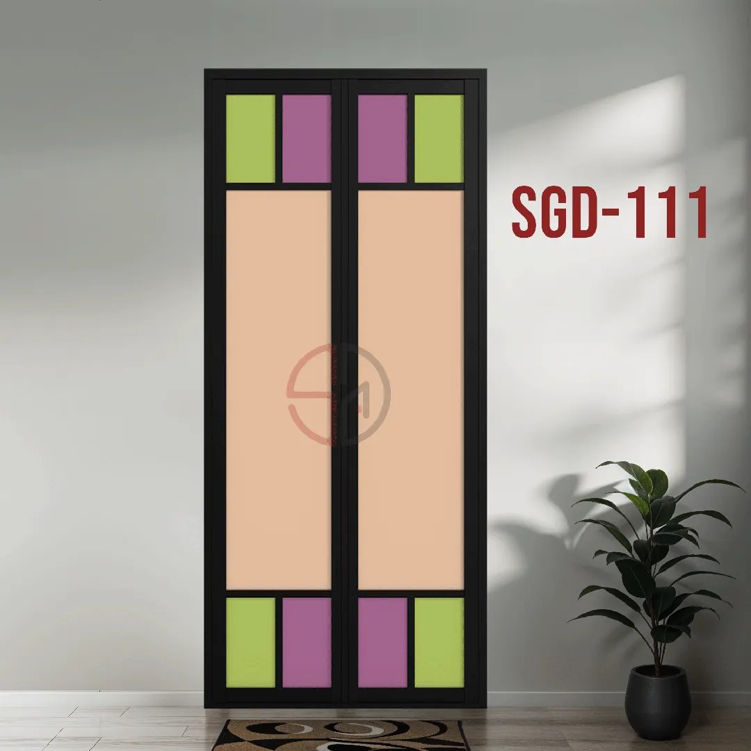 Aluminium Bi-fold Toilet Door-SGD-111