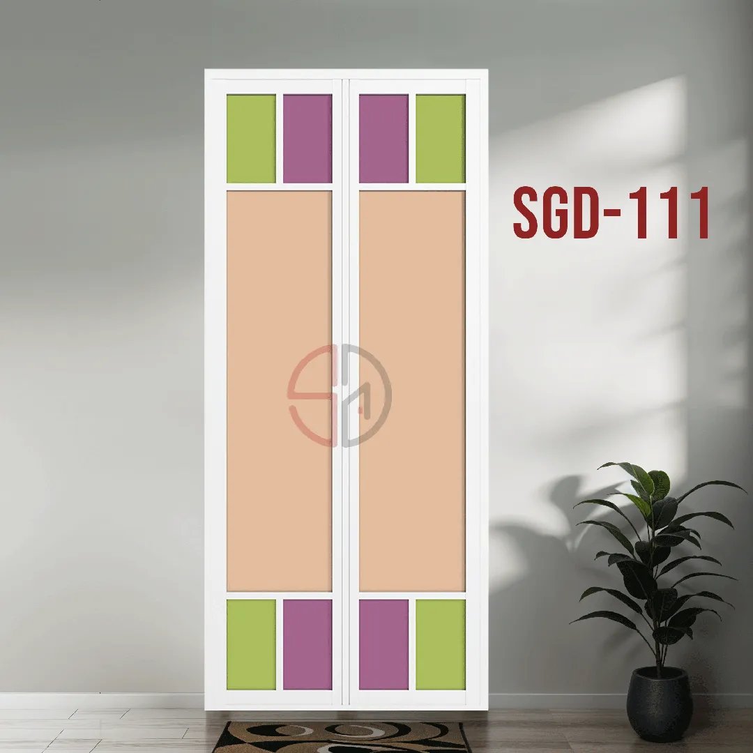 Aluminium Bi-fold Toilet Door-SGD-111