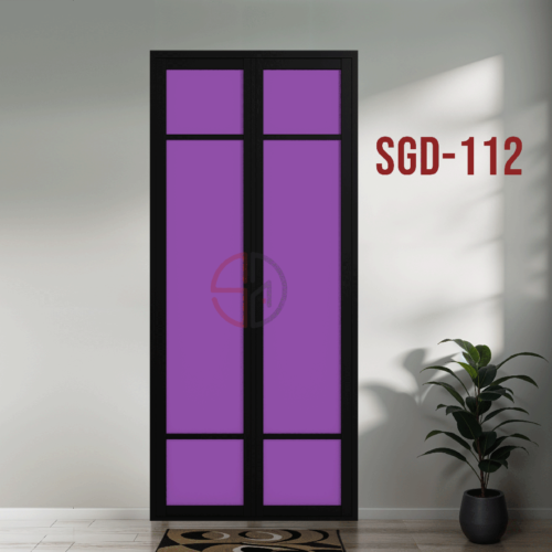 Aluminium Bi-fold Toilet Door-SGD-112