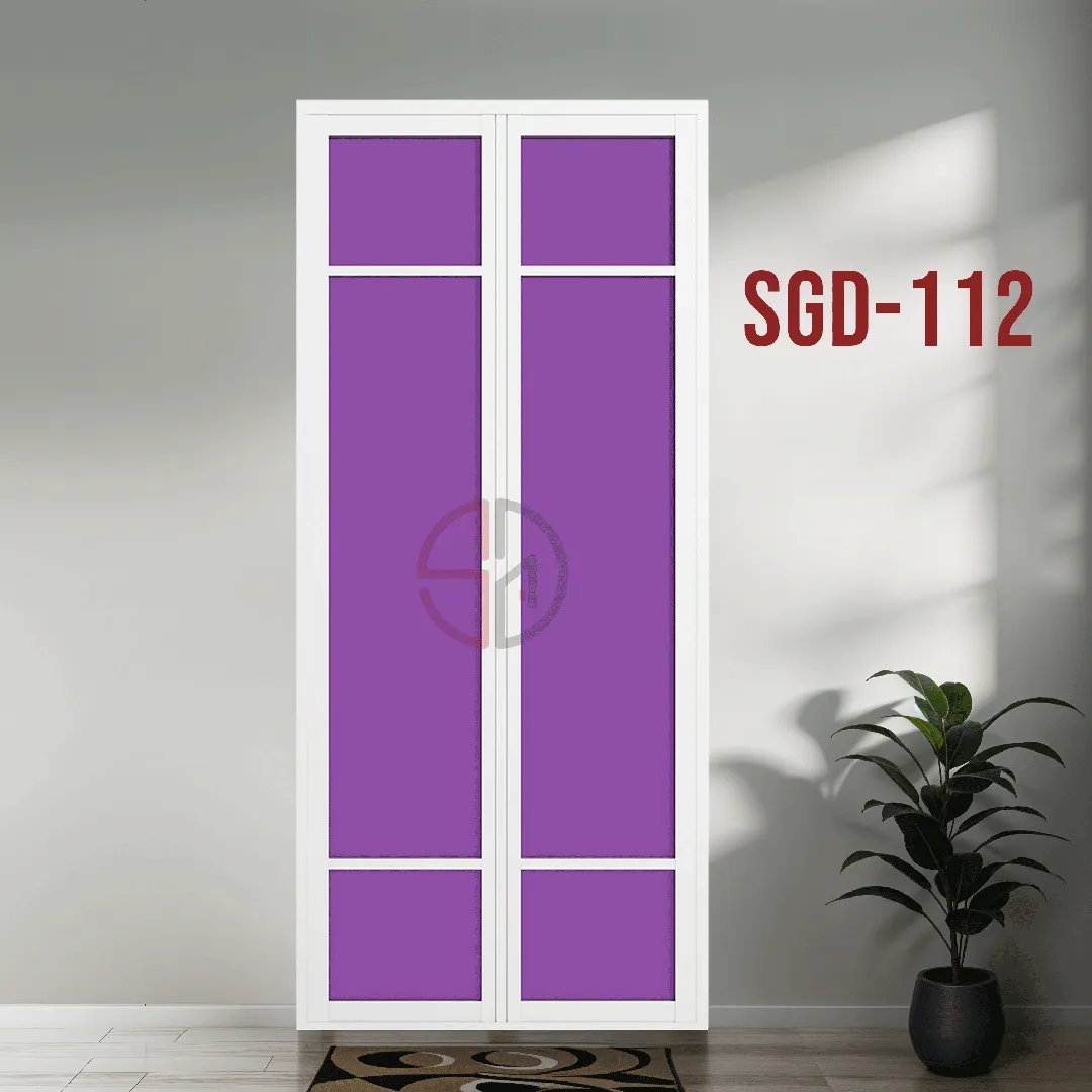 Aluminium Bi-fold Toilet Door-SGD-112