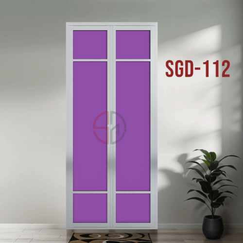 Aluminium Bi-fold Toilet Door-SGD-112