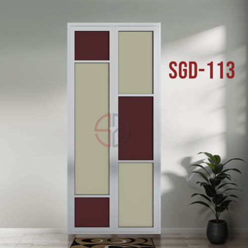 Aluminium Bi-fold Toilet Door-SGD-113