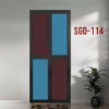 Aluminium Bi-fold Toilet Door-SGD-114