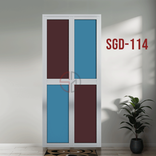 Aluminium Bi-fold Toilet Door-SGD-114