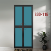 Aluminium Bi-fold Toilet Door-SGD-116