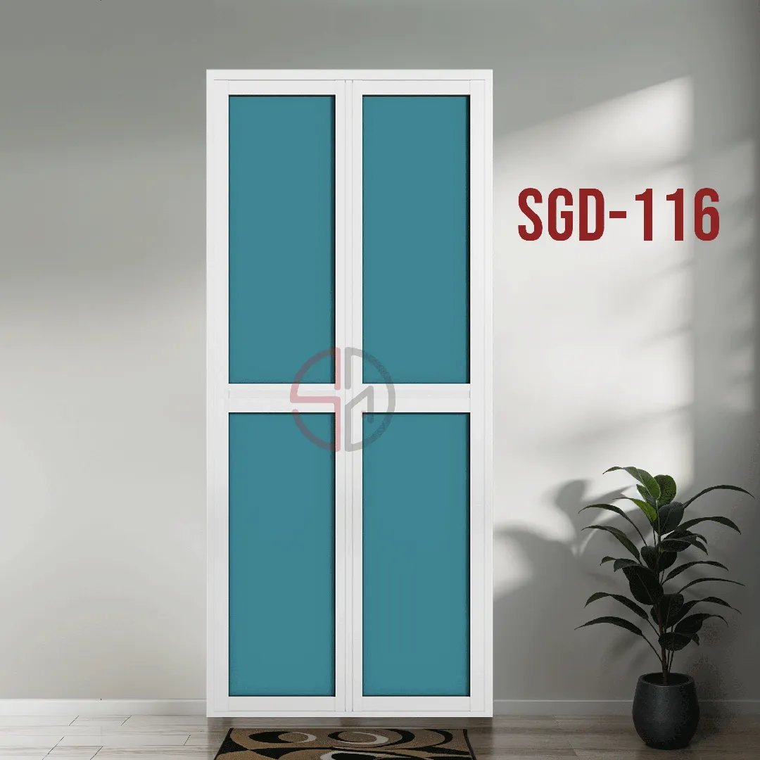 Aluminium Bi-fold Toilet Door-SGD-116