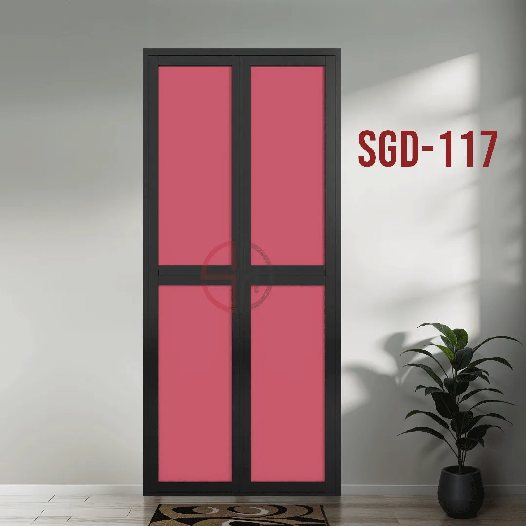 Aluminium Bi-fold Toilet Door-SGD-117