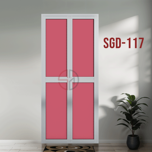 Aluminium Bi-fold Toilet Door-SGD-117