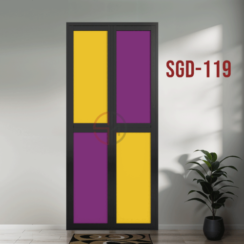 Aluminium Bi-fold Toilet Door-SGD-119