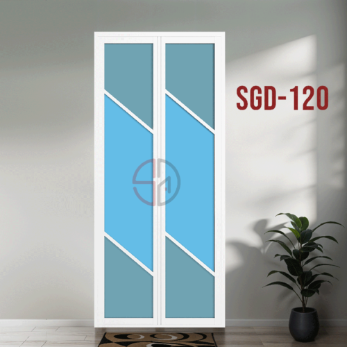 Aluminium Bi-fold Toilet Door-SGD-120