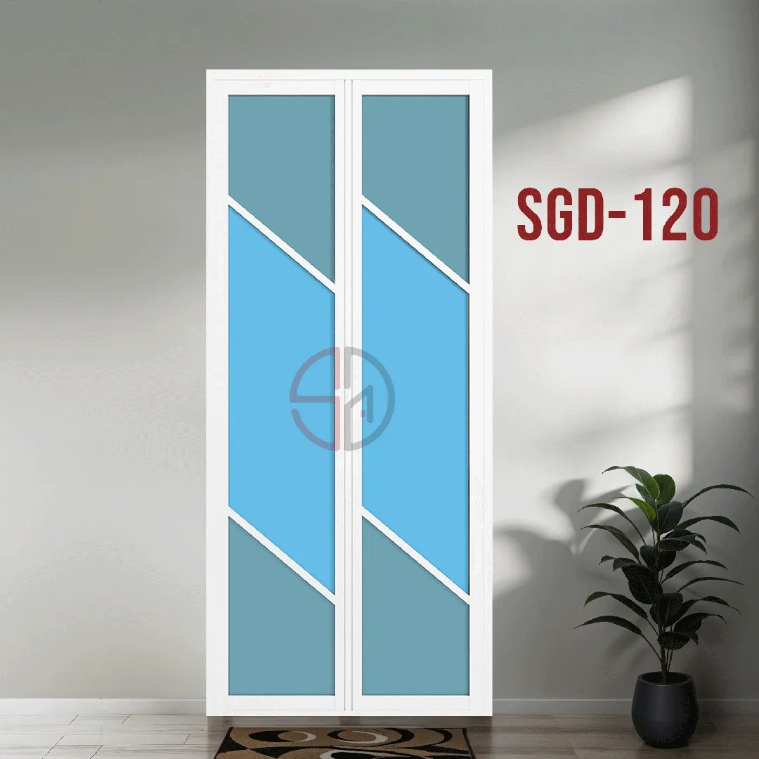 Aluminium Bi-fold Toilet Door-SGD-120